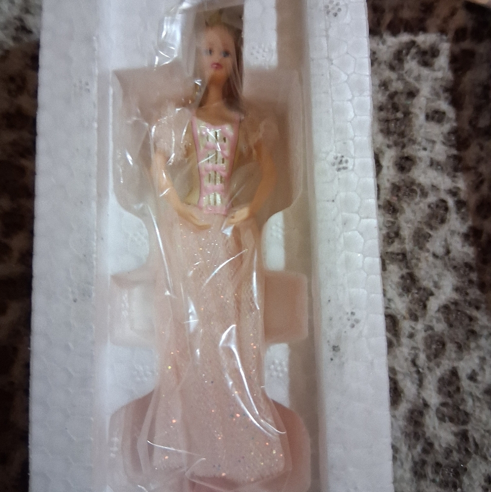 Elegant Pink Glitter Doll